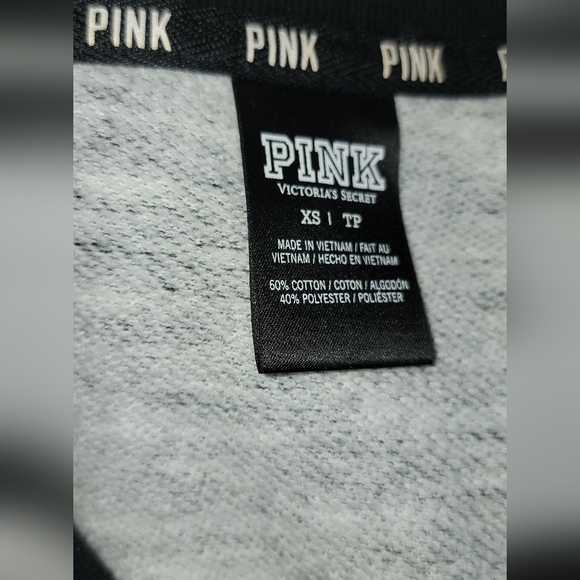 Victoria's Secret Black and Gray V-Neck Sweater SIZE XS - Picture 5 of 5